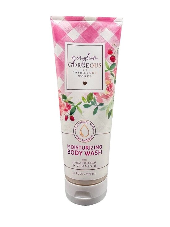 Bath & Body Works Other - Bath & Body Works Moisturizing Body Wash Gingham Gorgeous 10 oz Strawberry Pink